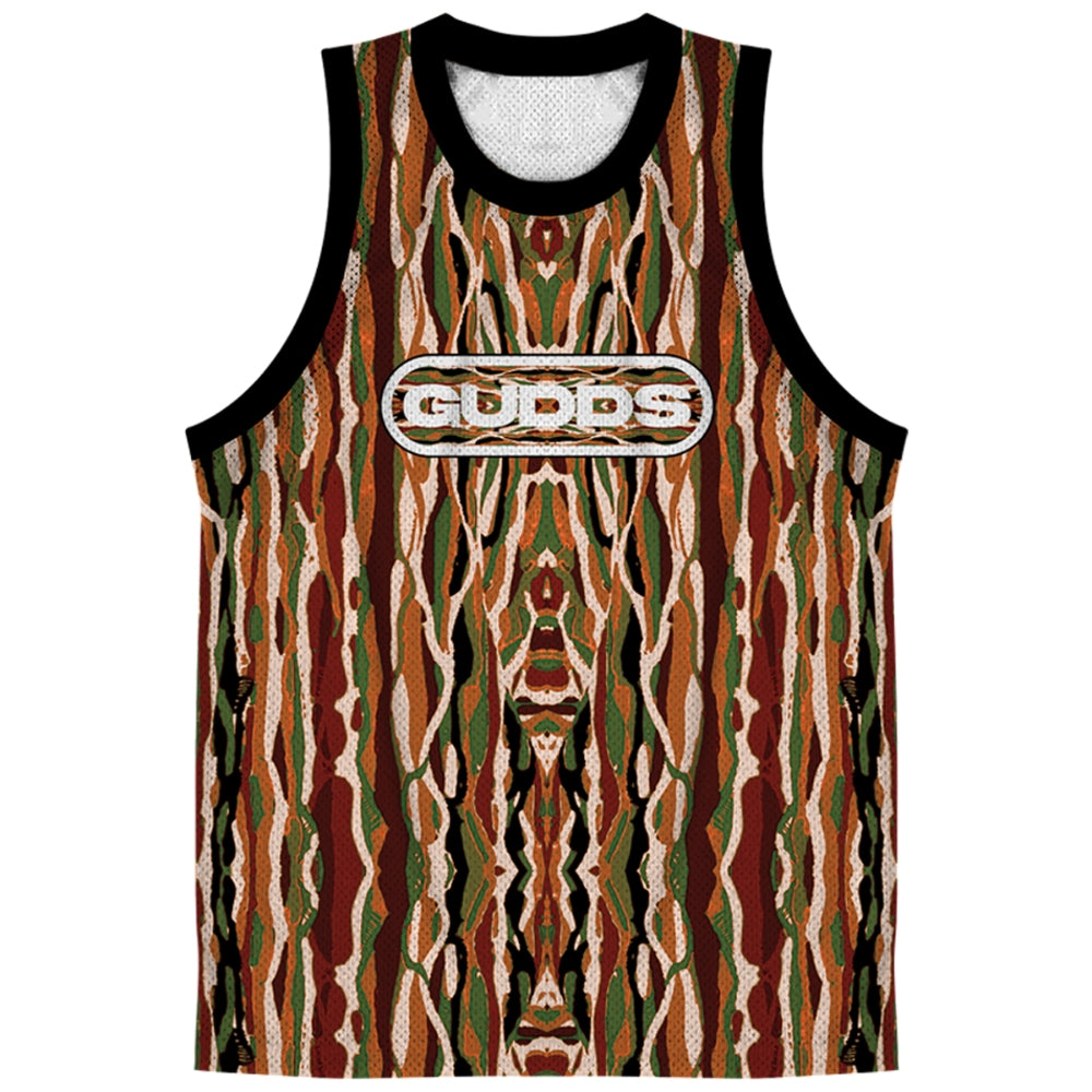 “COOGI” FULL MESH JERSEY TOP