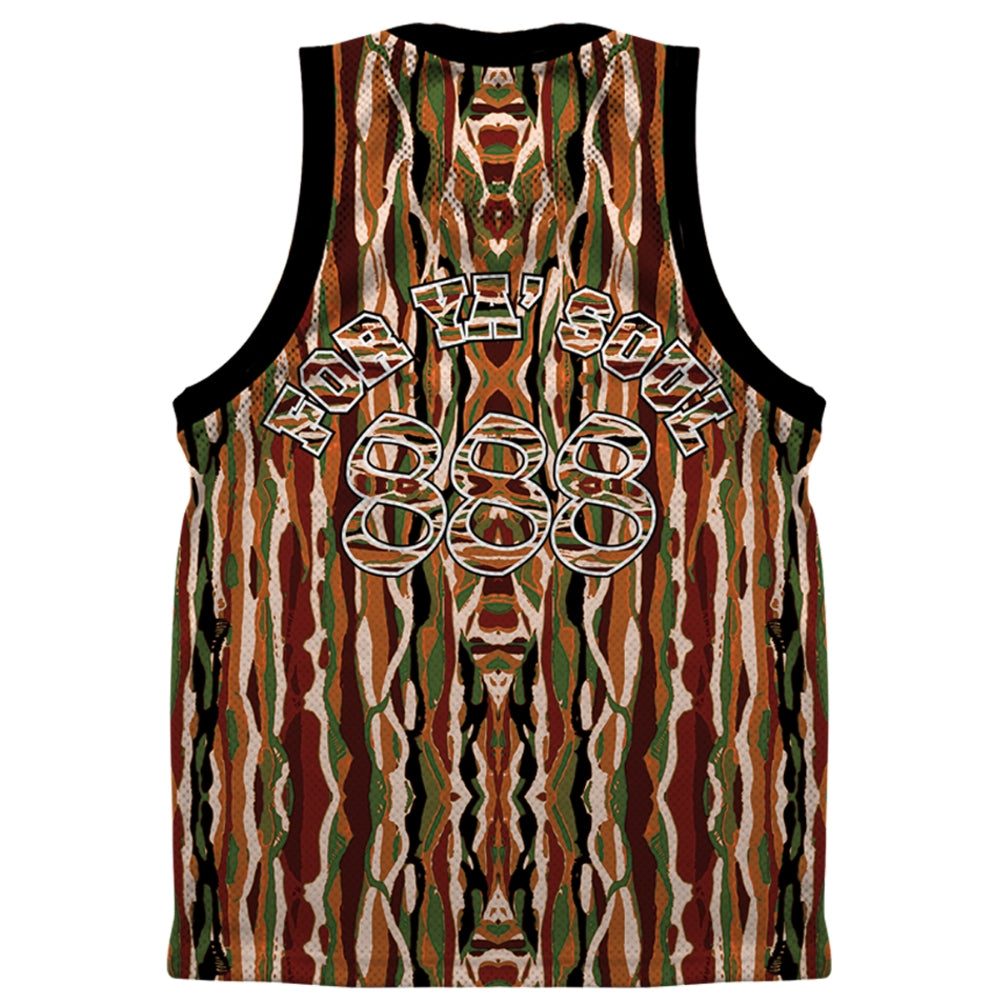 “COOGI” FULL MESH JERSEY TOP