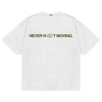"OVAL CAMO" TEE (NEVER NOT MOVING)