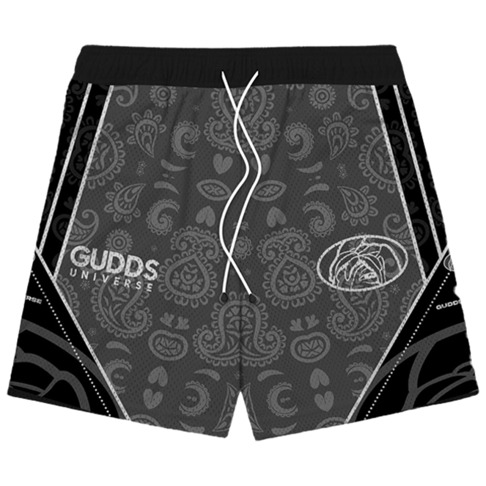 “STEALTH BANDANA" MESH SHORTS