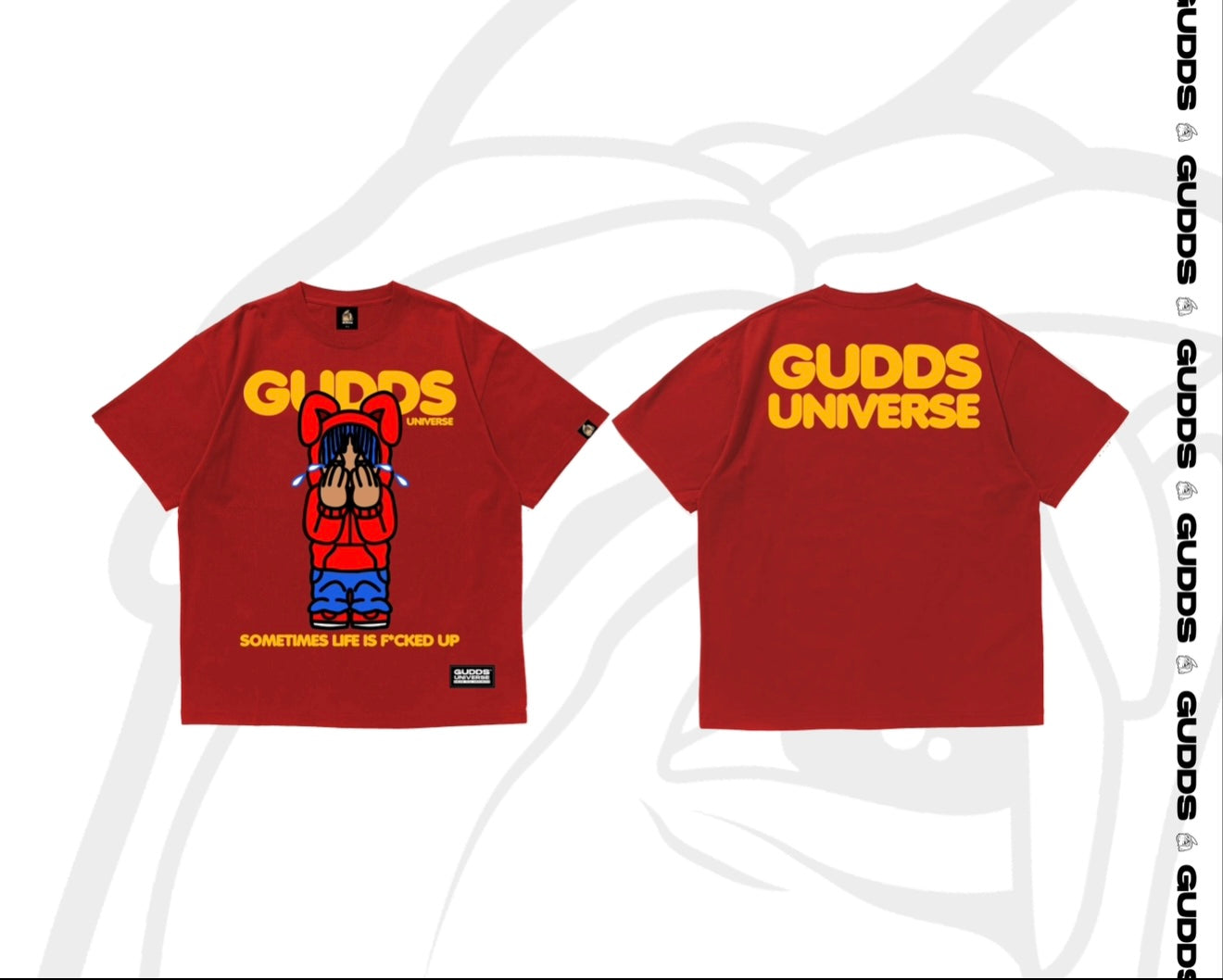 GUDDS UNIVERSE - “SLIFU” GRAPHIC TEE (RED)