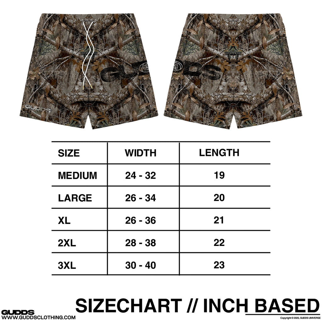 “CAMOU REALTREE” MESH SHORTS