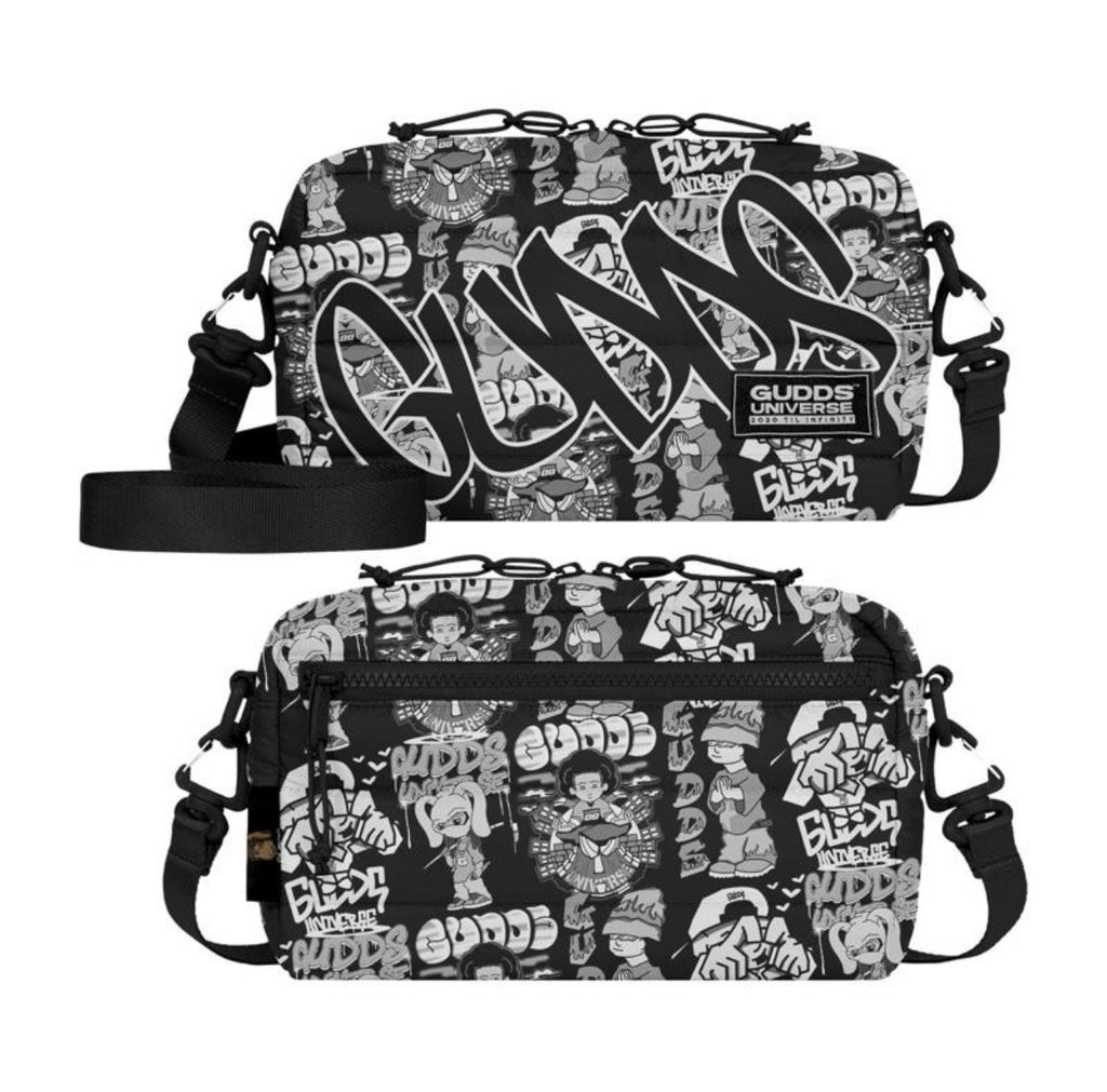 GUDDS "Y2K" BLACK PUFFER BAG