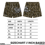 “CAMOU” DESIGN MESH SHORTS