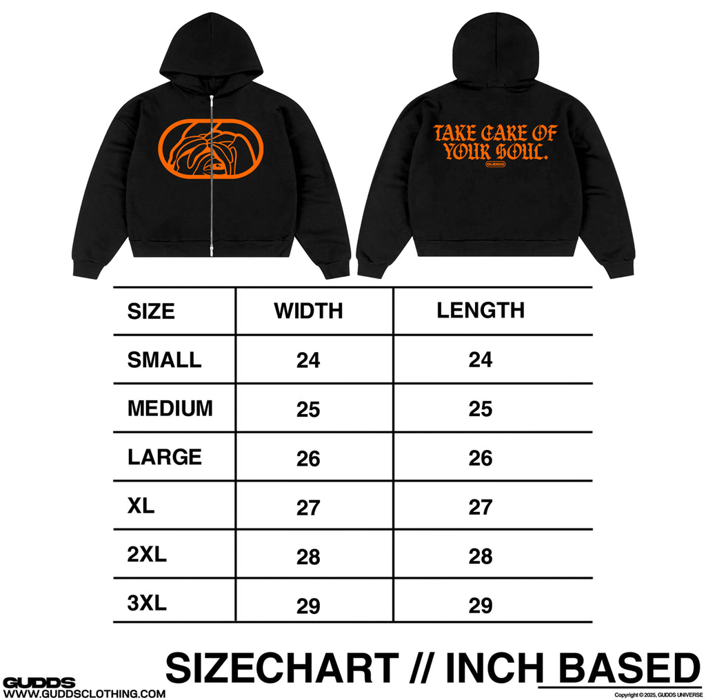 “CAPSOUL” ZIP UP HOODIE