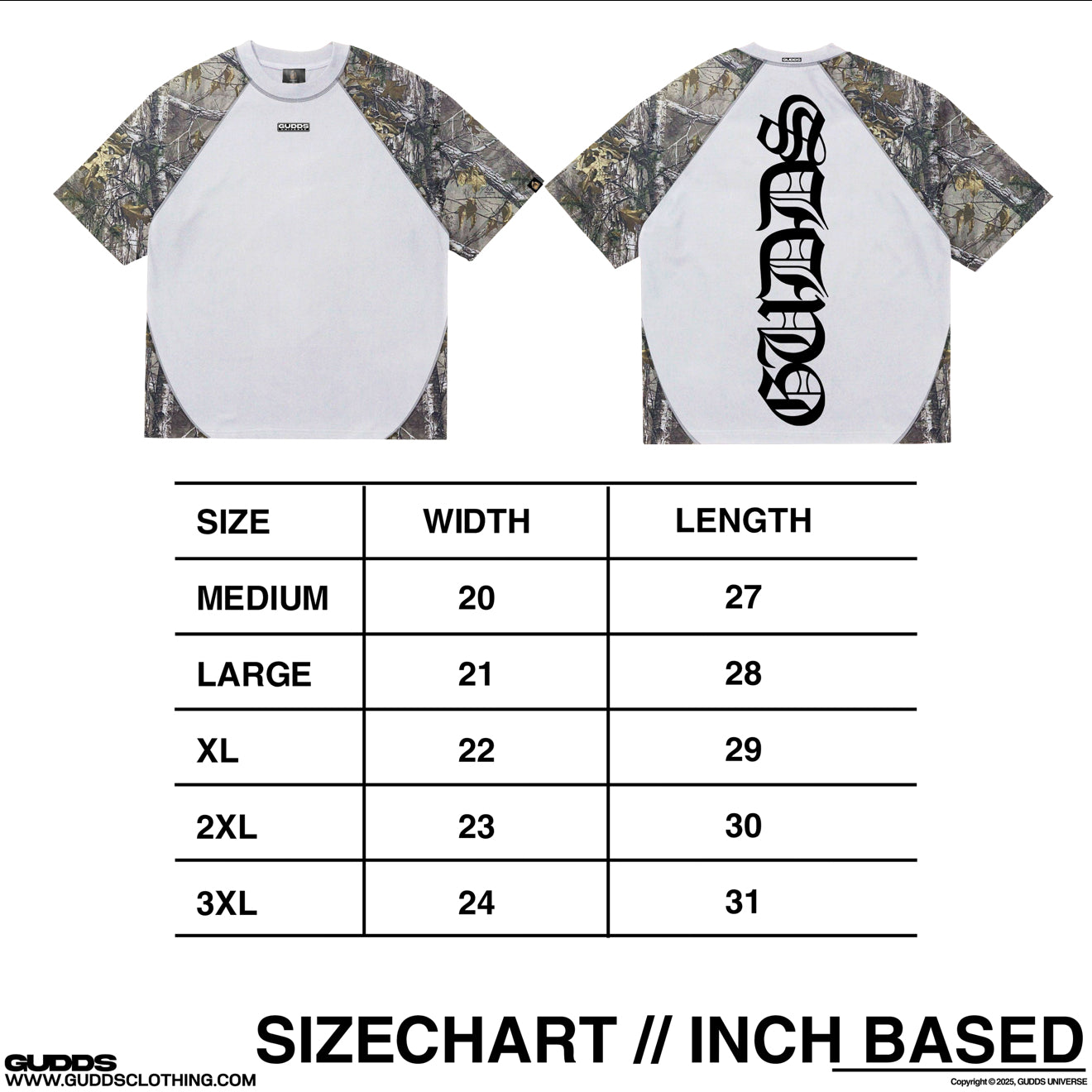 “RAGLANZ CAMO CAPSULE” TEE