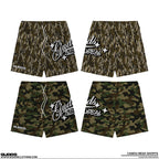 “CAMOU” DESIGN MESH SHORTS