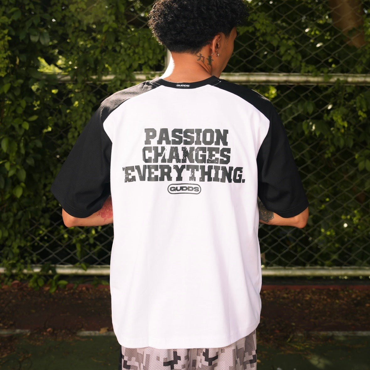 "PASSION" RAGLAN TEE