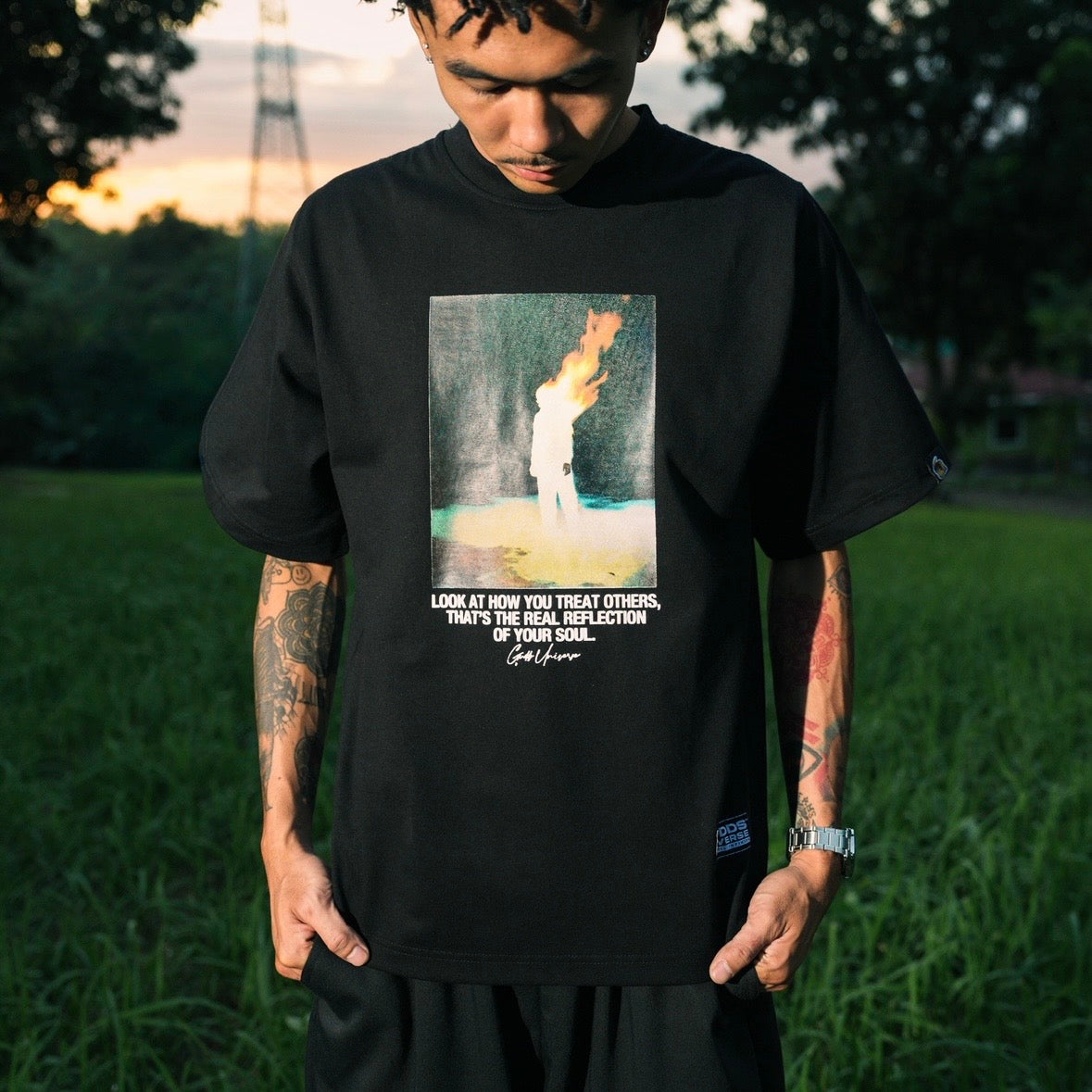 "REFLECTION" TEE