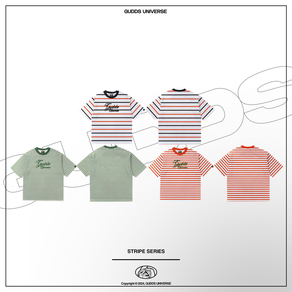 GUDDS UNIVERSE "STRIPES SERIES" BOXY FIT