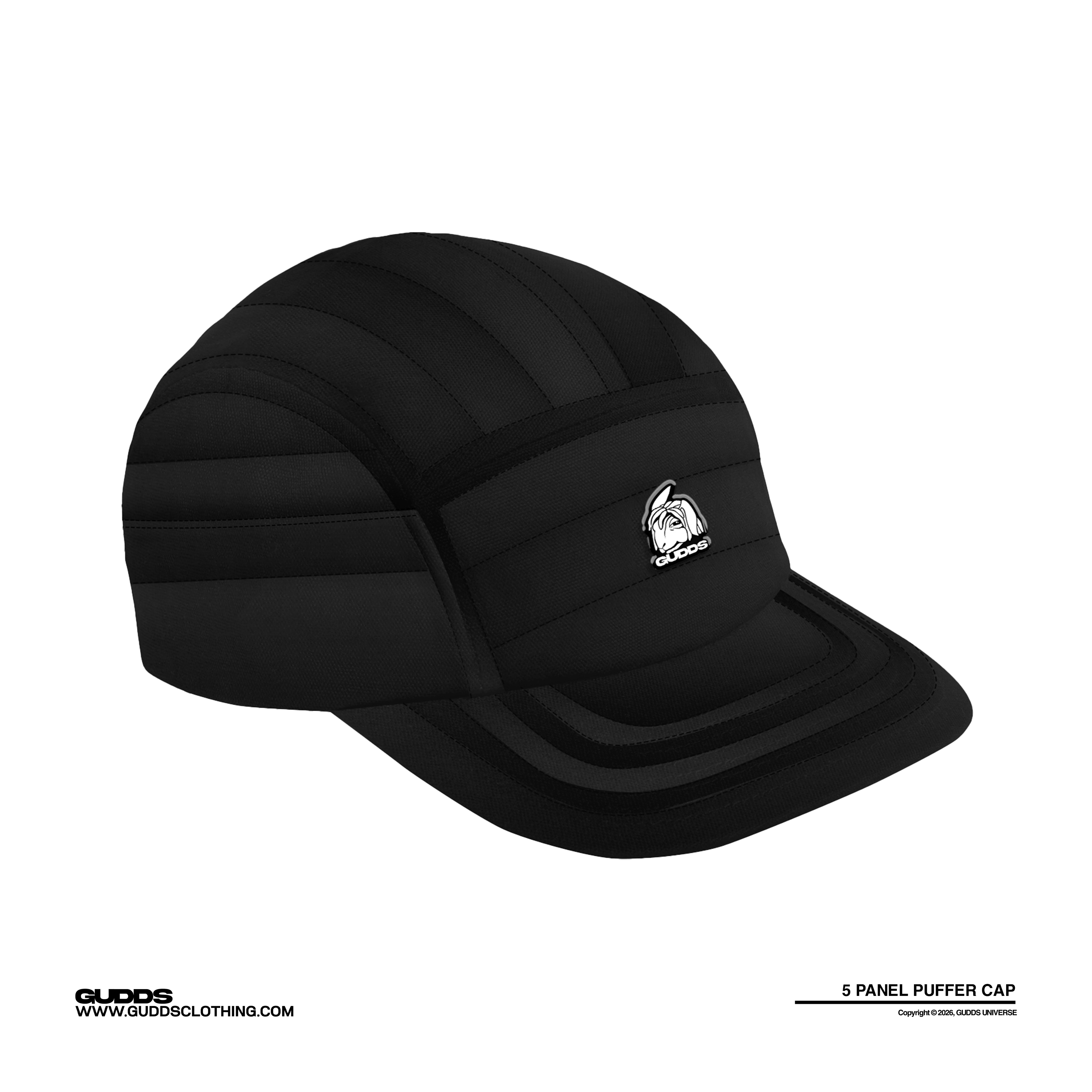 5 PANEL PUFFER CAP