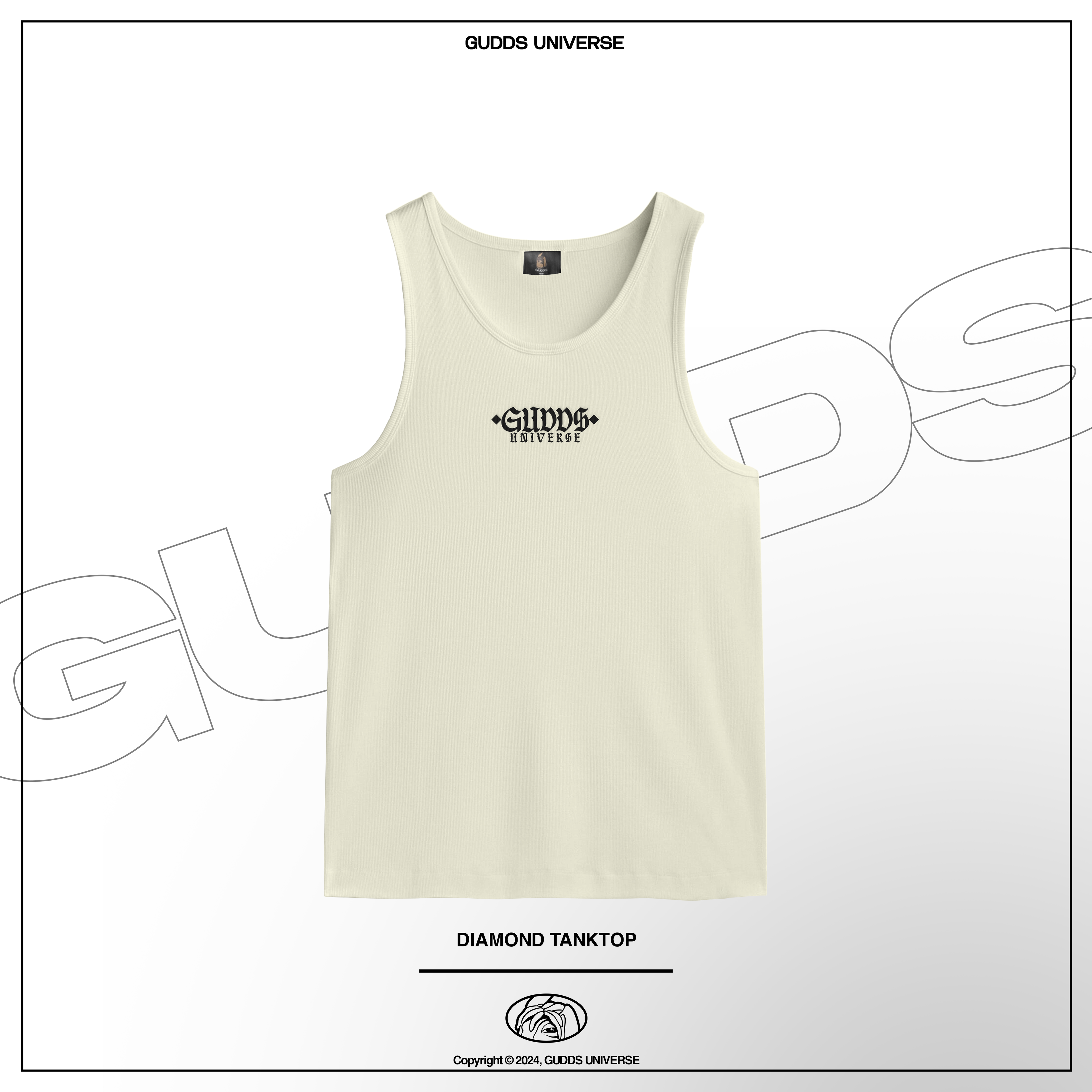 GUDDS UNIVERSE - "DIAMOND TANK TOP" - SANDO