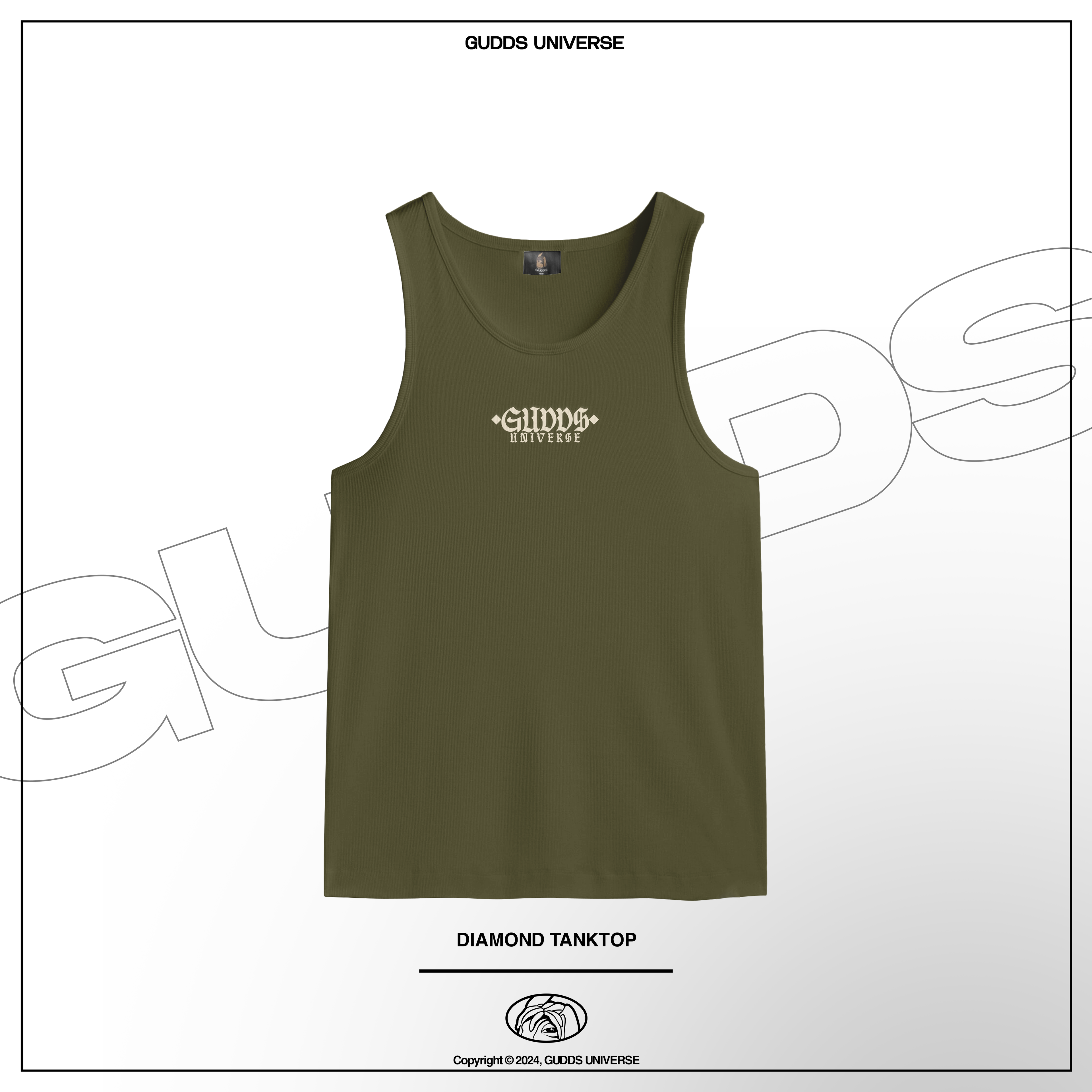 GUDDS UNIVERSE - "DIAMOND TANK TOP" - SANDO