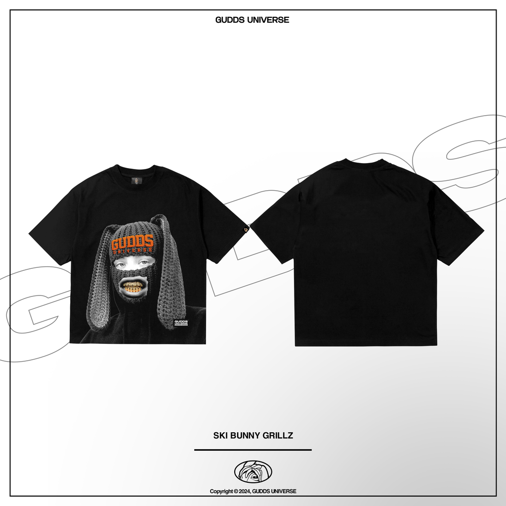 GUDDS "SKI BUNNY GRILLZ" TEE