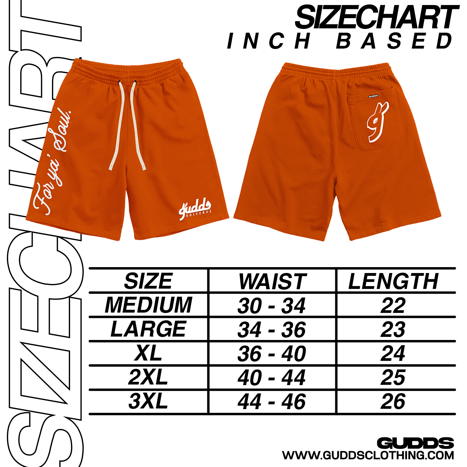 ORENJI SWEATSHORTS