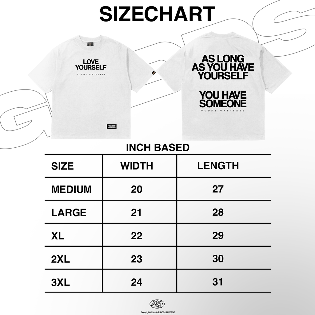 GUDDS - "LOVE YOURSELF" - UNIVERSAL TEE