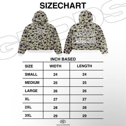 GUDDS "EXCLUSIVE CLUB" DUCK PALE CAMO HOODIE