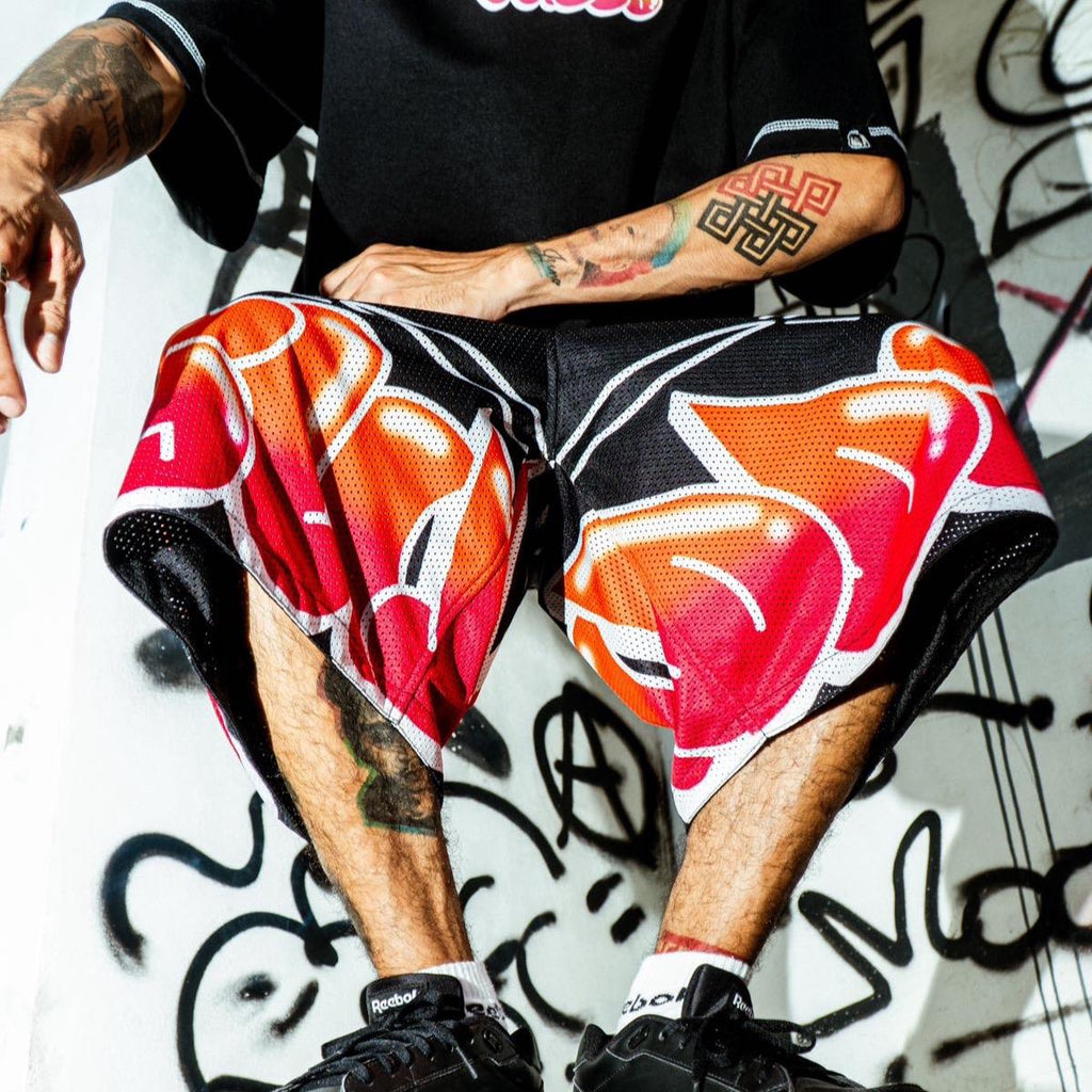 GUDDS UNIVERSE "BIG FACE GRAFFITI" MESH SHORT