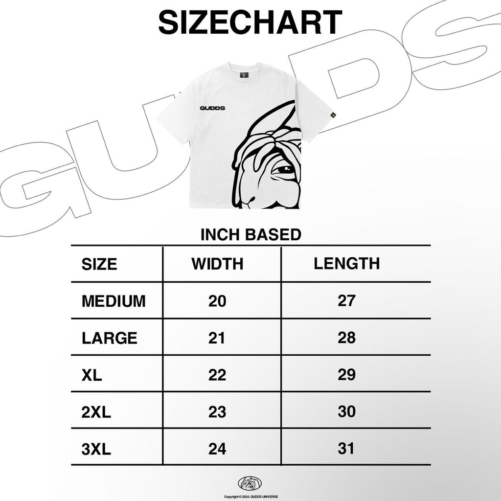 GUDDS "BIG FACE" LOGO TEE