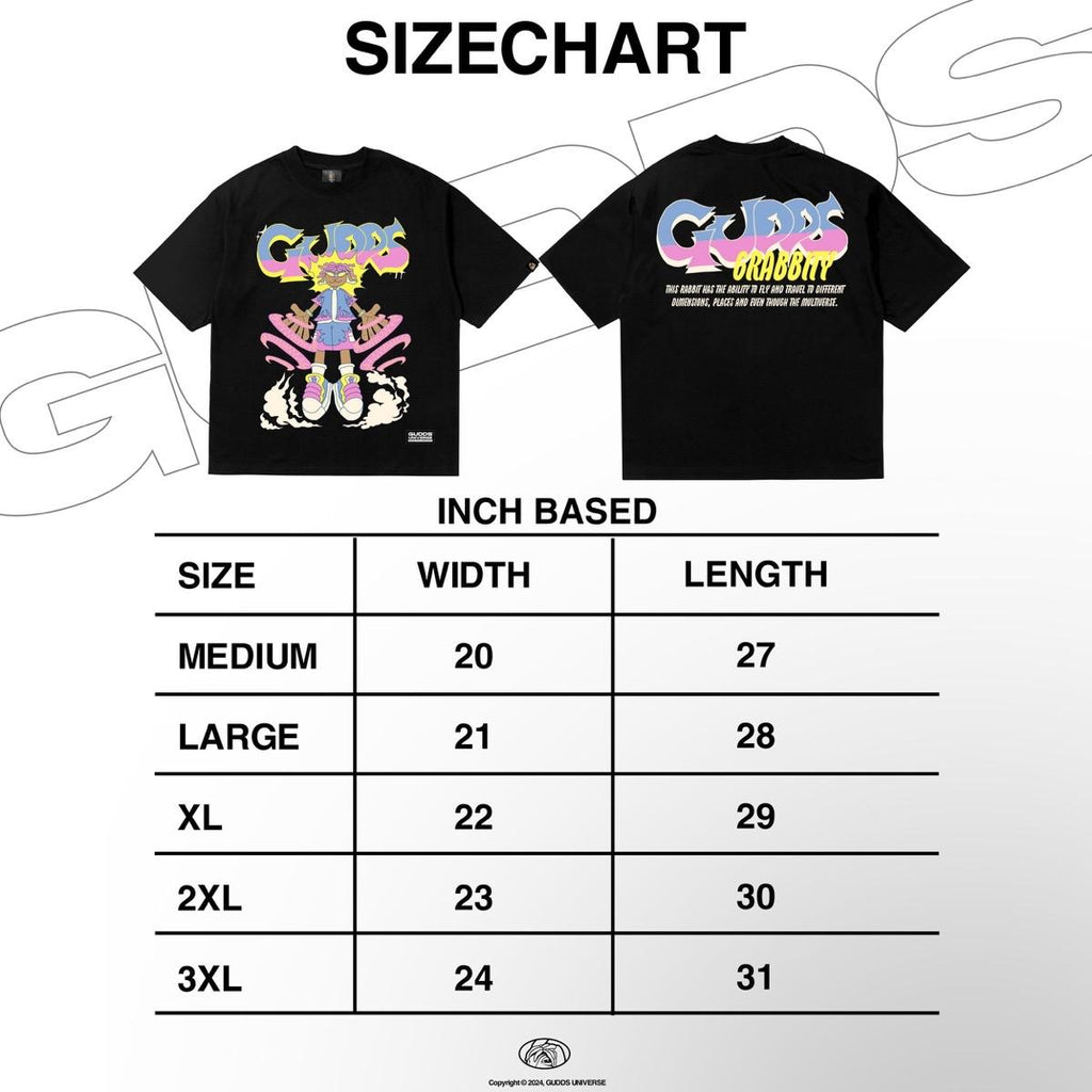 GUDDS UNIVERSE "GRABBITY" TEE