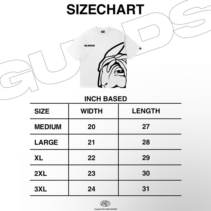 GUDDS "BIG FACE" LOGO TEE