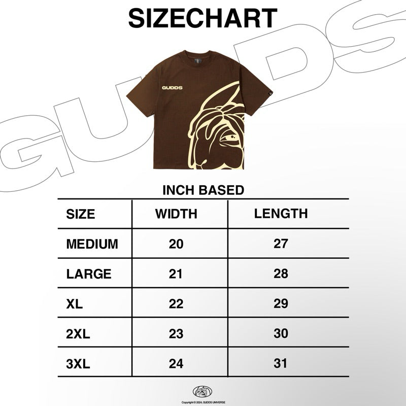 GUDDS "BIG FACE" LOGO TEE
